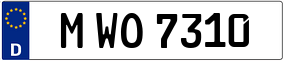 Truck License Plate